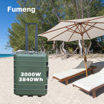 Remote Control Home Emergency Solar Generator Power Station 110v 220v 5000W 3000w 2000w Lifepo4 Outdoor Camping Portable Power Station