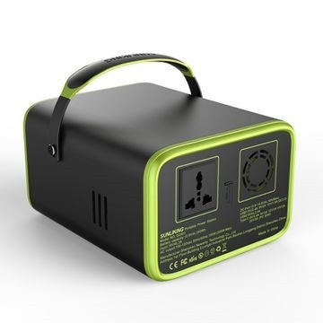 Fast Charging Support Portable Power Station, 10080MAH 300WH Rechargeable Solar Generator, Battery Backup Power for Camping Outdoors RV Emergency