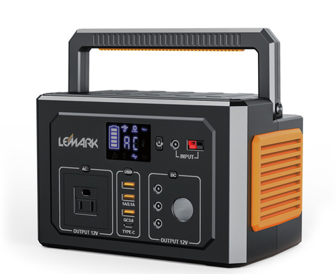 Portable Solar Portable Emergency DC Power Supply LED Power Bank